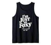 Soy Tan Foxy Cute Fox Funny Animal Lovers Camiseta sin Mangas