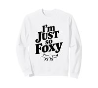 Soy Tan Foxy Cute Fox Funny Animal Lovers Sudadera