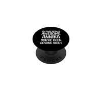 Soy Tan Impresionante Que Annika ha Estado Escuchando Hablar PopSockets PopGrip Adhesivo