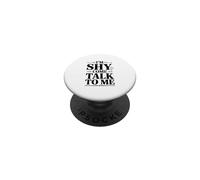 Soy tímido, Ven a Hablar Conmigo, Linda Cita introvertida PopSockets PopGrip Adhesivo