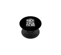 Soy tímido, Ven a Hablar Conmigo, Linda Cita introvertida PopSockets PopGrip Adhesivo