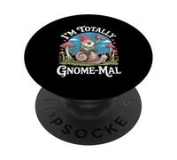 Soy Totalmente Divertido Paseo en Caracol GNOME-Mal PopSockets PopGrip Adhesivo