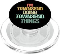 Soy Townsend Haciendo Cosas de Townsend -Fun Decir Nombre Townsend PopSockets PopGrip para MagSafe