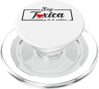 Soy Toxica Y Tu Sabias La Vistima Funny Latina Womens Girl PopSockets PopGrip para MagSafe