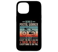 Soy Trabajador Postal Correo Portador Cartero Profesión Trabajo Carcasa para iPhone 15