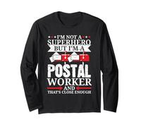 Soy Trabajador Postal Correo Portador Cartero Profesión Trabajo Manga Larga