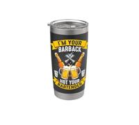 Soy tu Barback, no tu camarero: dicho divertido, Barback Vaso térmico de acero inoxidable de doble pared