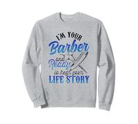 Soy tu barbero y Listo para Escuchar tu Historia de Vida Trabajo Barberos Sudadera