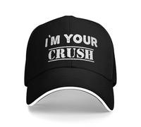 Soy tu Enamorado Gorra de béisbol Casual Crush Letter Tenis Skate Hip Hop Hats Summer Sun Visor Pareja Mujeres Gorras de béisbol de Moda