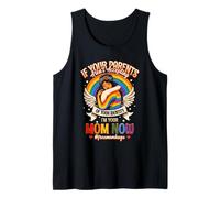 Soy Tu Mamá Ahora Libre Mamá Abrazos Arco Iris LGBT Gay Lesbianas Camiseta sin Mangas