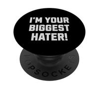 ¡Soy tu Mayor Enemigo! Divertido Amigo Negativo Que Odia PopSockets PopGrip Adhesivo