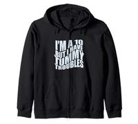 Soy UN 10 Pero Tengo Problemas DE Barril Estómago Duele Divertido Meme Sudadera con Capucha