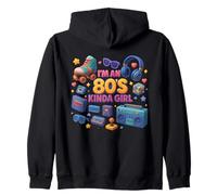 Soy un 80's Kinda Girl Nostalgic Old School Graphic Sudadera con Capucha