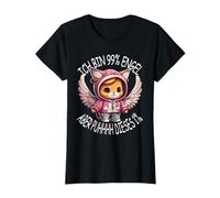 Soy un 99% ángel, Pero ¡Vaya, Este Lindo Dicho de un Gato al 1%! Camiseta