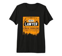 Soy un Abogado Resuelvo Problemas Que no Conoce Chistes de Abogados Camiseta Premium
