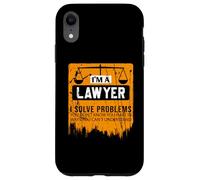 Soy un Abogado Resuelvo Problemas Que no Conoce Chistes de Abogados Carcasa para iPhone XR
