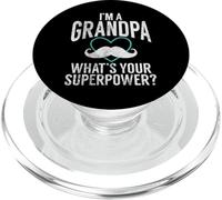 Soy un Abuelo cuál es tu Superpoder Nuevo Abuelo PopSockets PopGrip para MagSafe