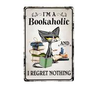 Soy un adicto a los libros y no me arrepiento de nada. Regalos de decoraci n de habitaciones para amantes de los libros. 30 x 20 cm.