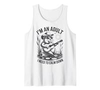 Soy Un Adulto Necesito Relajarme Educador Infantil Camiseta sin Mangas