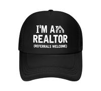 Soy Un Agente Inmobiliario Unisex Sombrero Ligera Gorra De Béisbol Cómoda Snapback Cap para Tenis Senderismo Golf