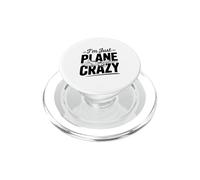 Soy un Amante de la aviación Loco en avión PopSockets PopGrip para MagSafe