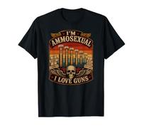 Soy un Amante de Las Armas amosexual Nacido de Esta Manera Me encantan Las Armas Biker Men Camiseta