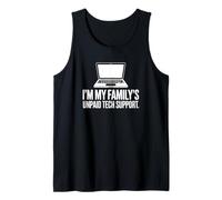 Soy un Analista de Datos Divertidos de Soporte técnico no remunerado de mi Familia Camiseta sin Mangas