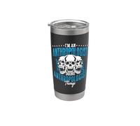 Soy un antropólogo haciendo antropología de etnografía antigua Vaso térmico de acero inoxidable de doble pared