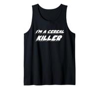 Soy un Asesino de Cereales | No un Asesino en Serie Desayuno Camiseta sin Mangas