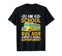 Soy un ayudante de autobús escolar ¿Cuál es tu superpoder? Camiseta