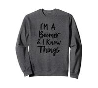 Soy un boomer y sé cosas de la generación Baby Boomer Sudadera
