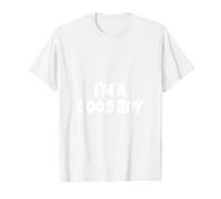 Soy UN Buen Chico (Texto Blanco) Camiseta gráfica económica, Hombre, Blanco, L