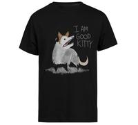 Soy Un Buen Diseño De Gatito Camiseta Negra de Manga Corta para Hombre Black Men tee Short Sleeve T-Shirt