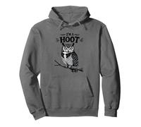 Soy un búho aullando Hoot suena divertido dicho pájaro Sudadera con Capucha