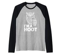 Soy un búho común Camiseta Manga Raglan