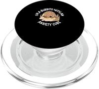 Soy un Burrito con un núcleo de ansiedad Pangolins Amantes del pangolín PopSockets PopGrip para MagSafe