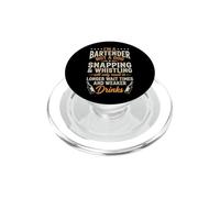 Soy un Camarero, no un Perro... Divertido Camarero Genial PopSockets PopGrip para MagSafe