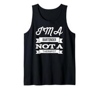 Soy un camarero, no un terapeuta, divertido bar y servidor Camiseta sin Mangas