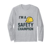 Soy un campeón de la Seguridad | La Seguridad es lo Primero | Ideas para Regalos Manga Larga