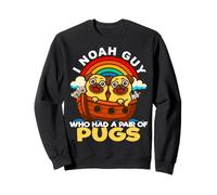 Soy un Chico de Noé Que tenía un par de Pugs, un Perro religioso del Arca de Noé Sudadera