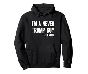 Soy un Chico de Nunca Trump J.D. Vance Anti Trump Vance 2024 Sudadera con Capucha