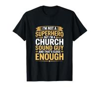 Soy un chico de sonido de iglesia ingeniero de audio divertido Camiseta