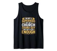 Soy un chico de sonido de iglesia ingeniero de audio divertido Camiseta sin Mangas