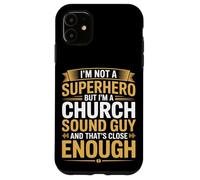 Soy un chico de sonido de iglesia ingeniero de audio divertido Carcasa para iPhone 11