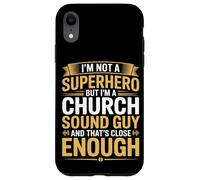 Soy un chico de sonido de iglesia ingeniero de audio divertido Carcasa para iPhone XR