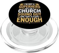 Soy un chico de sonido de iglesia ingeniero de audio divertido PopSockets PopGrip para MagSafe