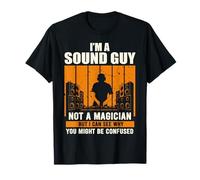 Soy un Chico de Sonido Músico Confundido Hombres Mujeres Sound Guy Camiseta