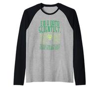 Soy un científico de Datos Analista de Ciencia de Datos Programador Camiseta Manga Raglan