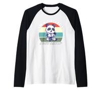 Soy un cinturón negro Just Sayin, Panda Karate, Artes Marciales Panda Camiseta Manga Raglan