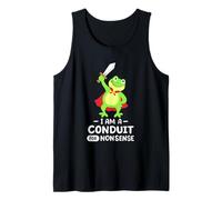 Soy un conducto para el caballero rana sin sentido Meme divertido Hombres Niños Camiseta sin Mangas